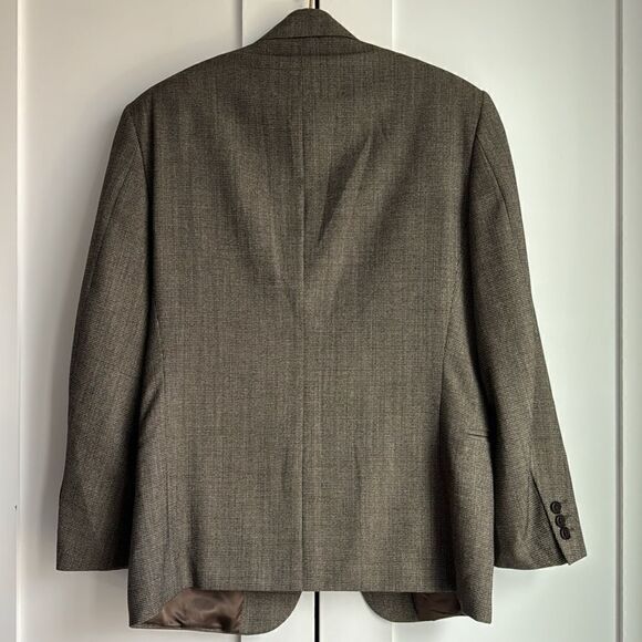 GIANFRANCO FERRE STUDIO 001 Virgin wool Brown BLAZER - 36R - Picture 3 of 6